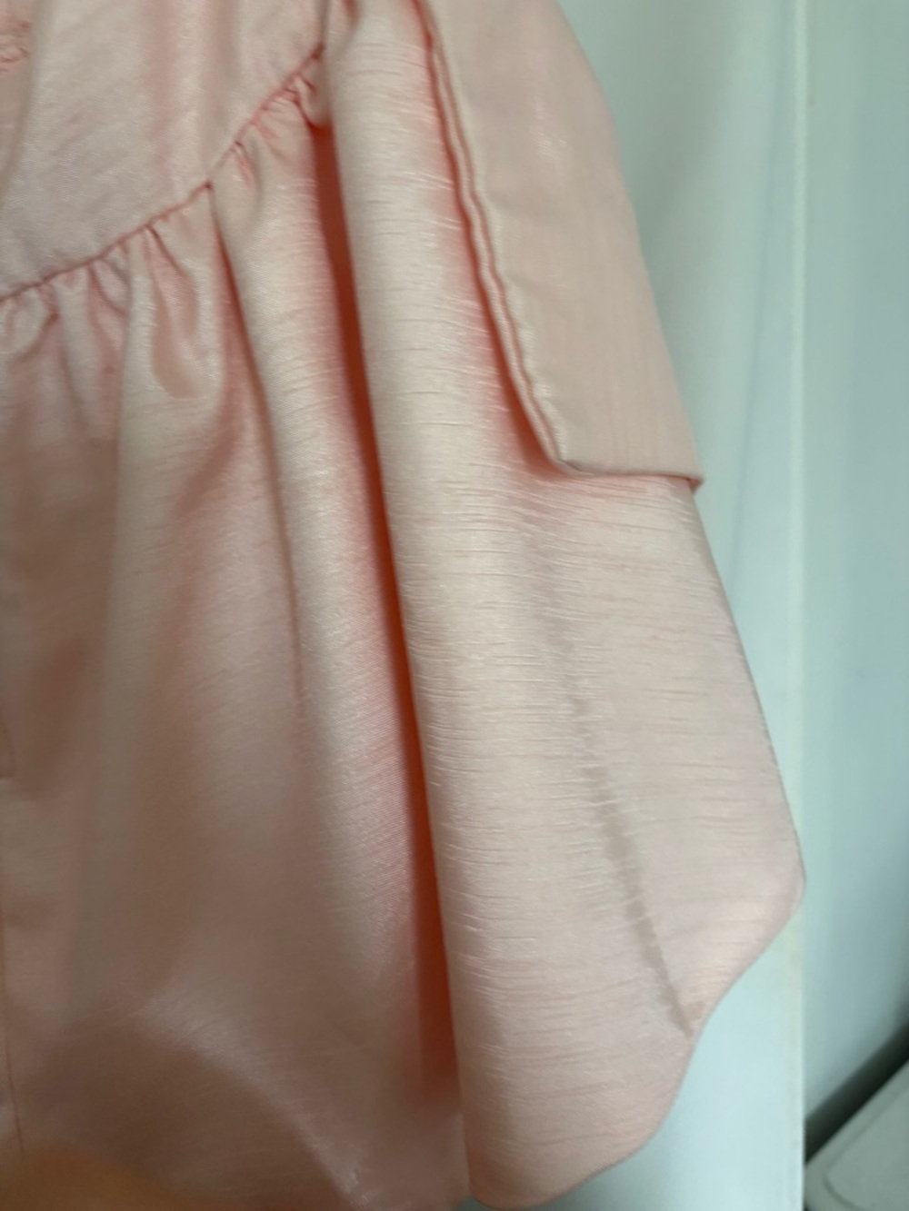 L'ATISTE Soft Pink Ruffle Mini Dress / Top - Picture 3 of 4